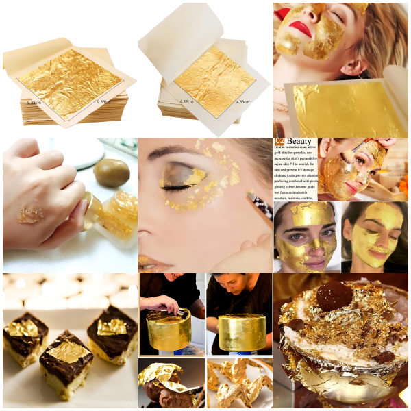 24K gold foil leaf 24K gold foil leaf