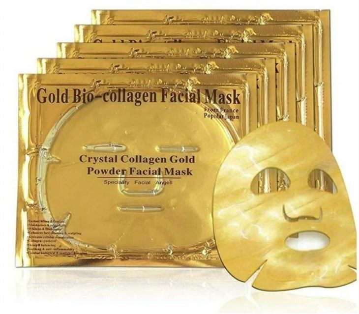 crystal collagen gold hyaluronic facial mask