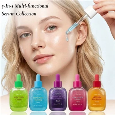 Customized 5 in 1 Serum Set For Hydrating Brightening